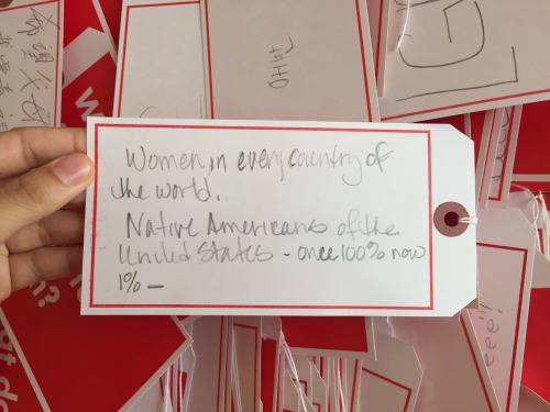 thegetty:  Whose Values?, a collaborative project between Barbara Kruger and local high school students, asks some big questions. Here’s what our visitors have been saying. What do you think? Justice for whom? 