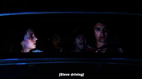 dailystrangerthings:The Monster Hunting Chaotic Driving Trio