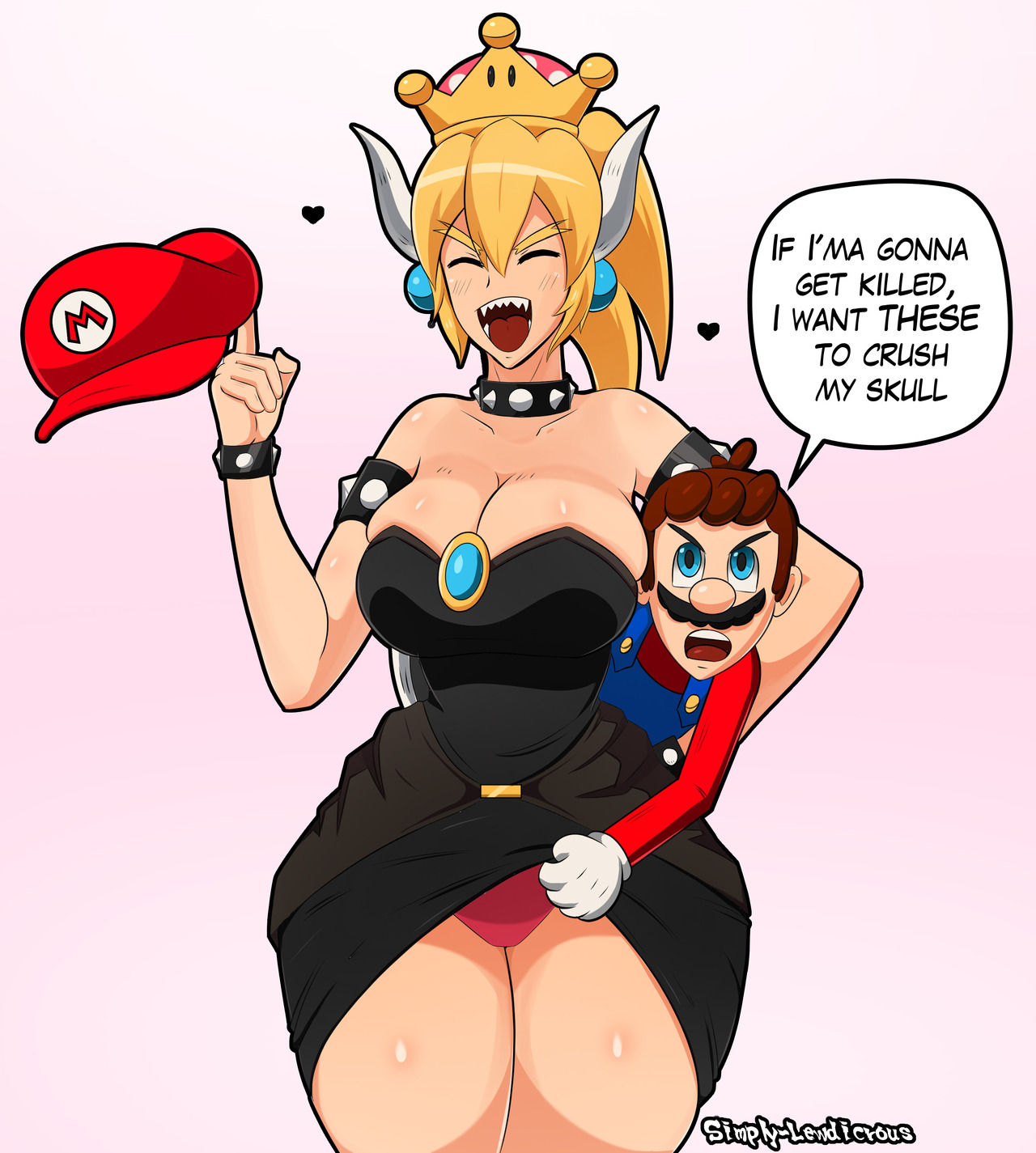 simply-lewdicrous:I decided to hop in on the Bowsette memery. I’ve actually never