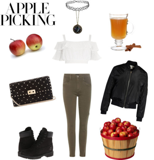 Apple Picking by chelseajo9 featuring red home decor