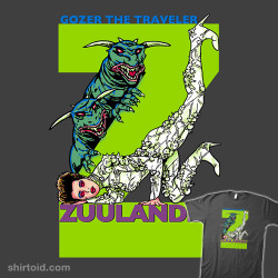 shirtoid:  Zuulander by Hillary White is