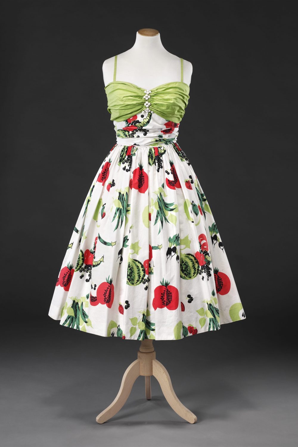 Orange Rose Print Dress by Horrockses Fashions 1950s Horrockses Dress Vintage Dress
