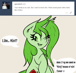 askshinytheslime:  Moooooom >.>   Mmm,