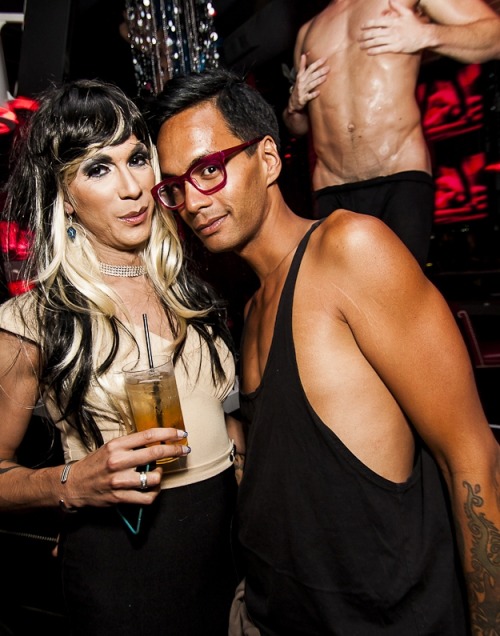 staringouttosea:Raja at Revolver Video Bar on June 13, 2012 in West Hollywood, California.