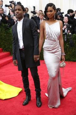 vs-angelwings:  A$AP and Chanel at the 2014 Met Gala