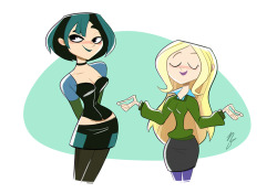 brokenlynx21:  Did a few drawings of the girls from the “Total Drama” series.  I had a ton of fun with these, so I’m probably going to do them all.  Eventually… 