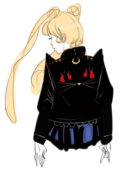 doitall-againbyheart:  lesueurpeas:  i luv sailor moon AUs ppl have drawing them in leather jackets and stuff DANG yes  emilyhann- two amazing SailorMoon posts on my dash in a row that you just had to see. &lt;3 