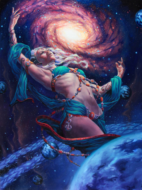 artsfantasia:  Gaia by Michael C. Hayes One of the first entities to have come into being, Gaia is the personification of Earth in Greek mythology. The mother of all, to her were born the the Earth, the heavens, the gods, the Titans, and the Giants. (A