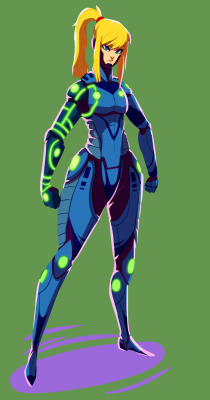 Fsnowzombie:  Armored Lady Monday Last Time I Did A Redesign Of The Power Suit, But