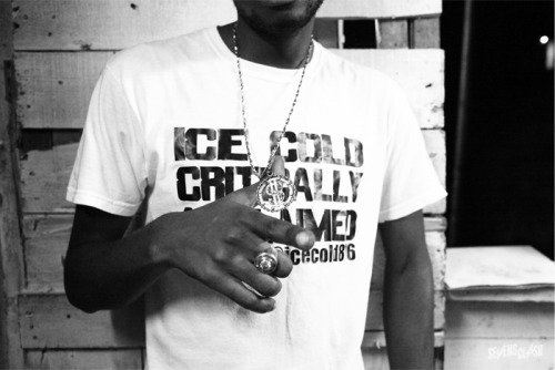 Mudtown dancehall artist Ice Cold.