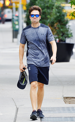 Porn mcavoys:    Sebastian Stan heads to the Gym photos