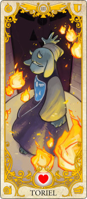 dogbomber:  for funsies I’m doing a bunch of Undertale characters as card illustrations. here’s the first! 