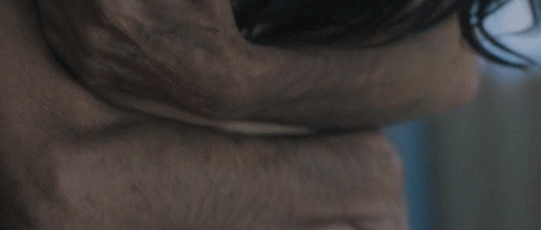Tight hugs and bum grabs