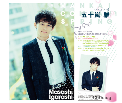 Asanuma Shintaro, Nishiyama Koutaro, Masashi Igarashi Animedia March 2020 Issue -A3 