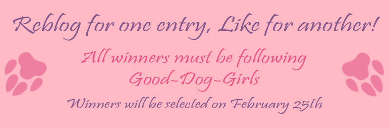 good-dog-girls:  Presenting: Good-Dog-Girls’ 2000 Follower Giveaway To Celebrate