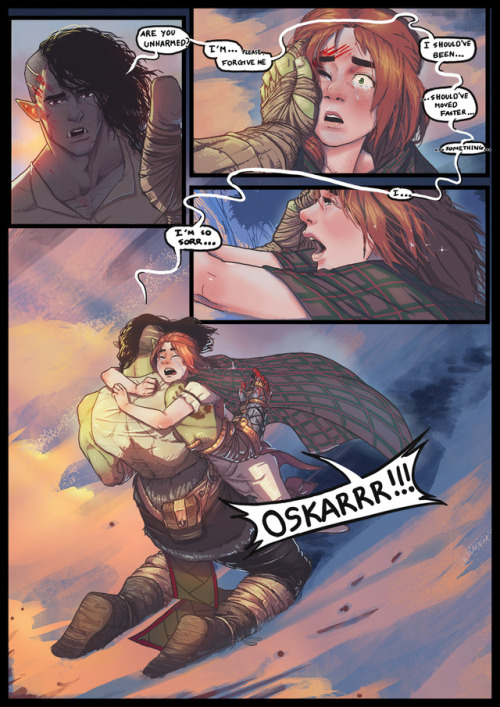 orcbarbs:Some pages from a random chapter of a hypothetical Tusk Love graphic novel :D Man this on