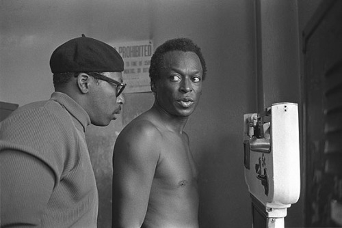 aconversationoncool: Miles weighing in at Gleason’s Gym, New York City, 1969.