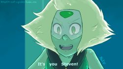 brownies-and-cupcakes:  I made a screenshot redraw \o/ For some reason this part in particular really got to me.   and its you I love, peri~ &lt;3