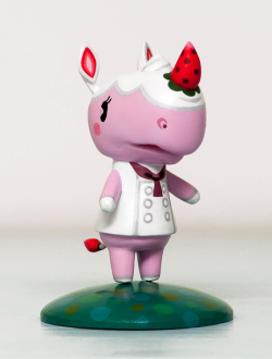 princessvonsweets:  ladyjoyceley:  Animal Crossing sculptures made by mePhotographed by my father They are handmade, no molds were used. They are made of Super Sculpey Firm and Apoxie sculpt over a wire armature and painted with acrylics. The base is