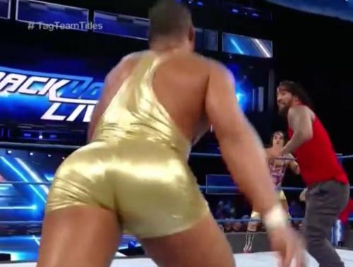 5starguys:Jason Jordan in that gold singlet. DAT ASS.