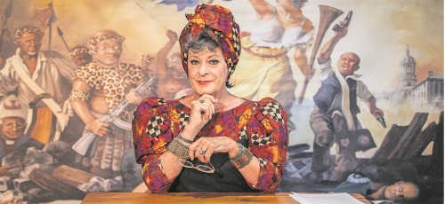 Pieter-Dirk Uys (Evita Bezuidenhout)Gender: Male (she/her in drag)Sexuality: GayDOB:28 September 194