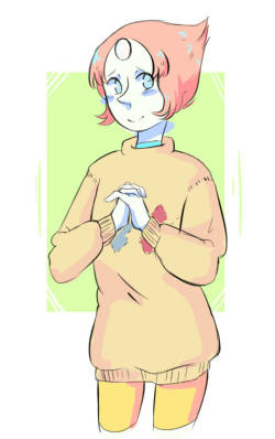 assorteda:  Quick drawing of Pearl because I’ve been wanting to draw her in that sweater since I first saw her wear it. 
