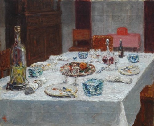 Banqueting  -   Carel Nicolaas Storm van &rsquo;s-Gravesande , 1900Dutch,  1841–1924Oil on canvas,38