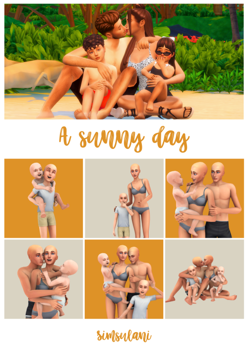 #238 Pose Pack - A Sunny Day6 posesAndrews Pose Player  Teleport any simDownload : HerePatron, thank