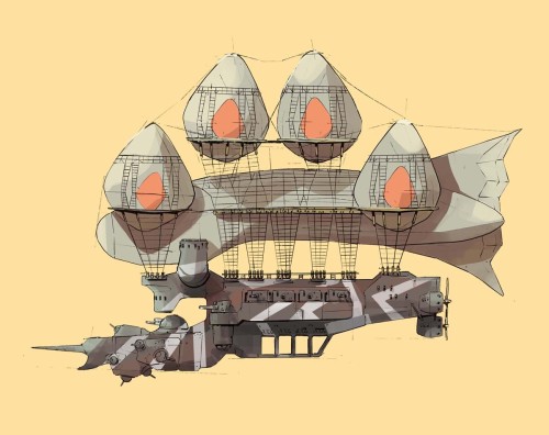  Goblin Airships - Profile Sketches Erik Frobom