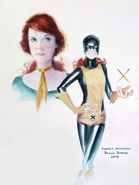 xcyclopswasrightx:  The original X-Men by Paolo Rivera