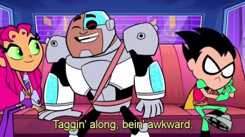 chromaticallychallenged: superheroesincolor: Teen Titans Go! S02E17b - Rocks and Water Cyborg (Victo