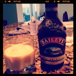 Baileys Irish cream on the rocks #baileys