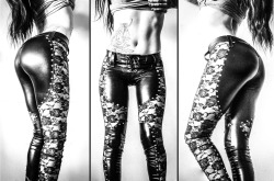 toxicvisionclothing:  Toxic Vision leather and lace are back again! One pair only.. collection release is Sunday at 4pm :) 