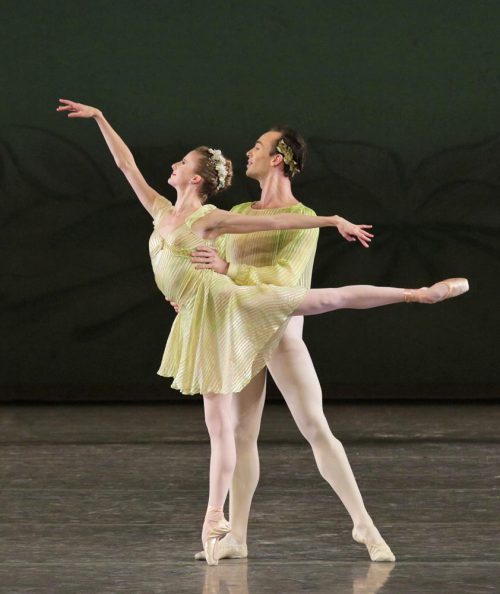 Sterling Hyltin and Tyler Angle in “Spring” from Jerome Robbins’ The Four Seasons.