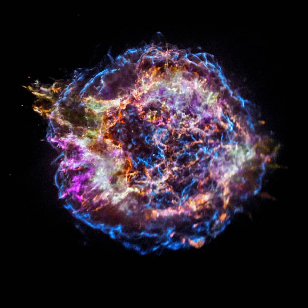 Recycling Cassiopeia A #nasa #apod #cxc #sao #cassiopeiaa #star #explosion #gas #dust