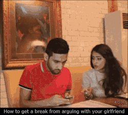 shamelessfunny:  Get a break from arguing with your girlfriend.