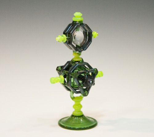 Karanam Totem, Diet Glassflameworked dichroic and boro