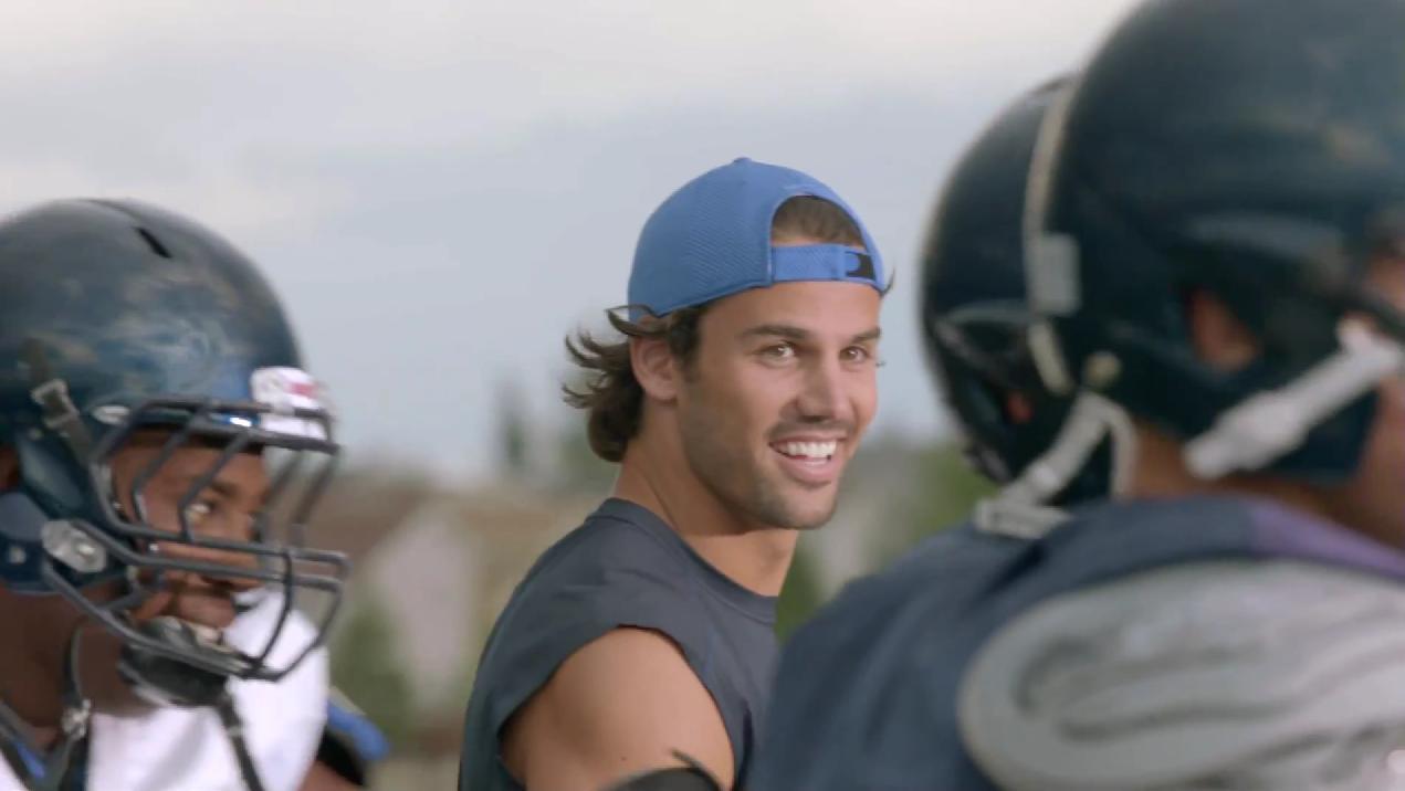 Eric Decker, Denver Broncos screen caps from Proactiv ad