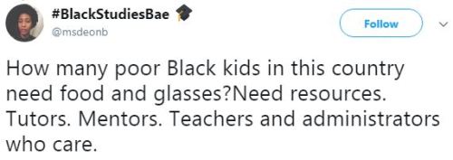 sociallyacceptablemadness: anarcho-socialist-latina:  ventela1:  neurodiversitysci:  gingerautie:  swagintherain:   It’s that simple.   This is why universal programs are important. Every single kid in my school got an eye test through the school at