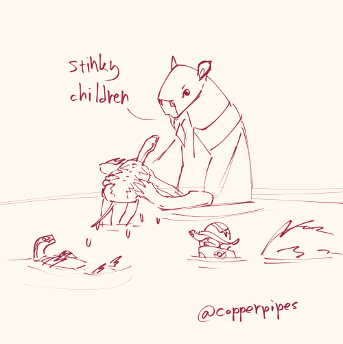 Doodle Suggestion For U....Splinter, But As A Capybara? I Love Seeing Your Art On My Dash It Makes Me
