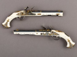 smylte: Pair of Flintlock Pistols of Empress