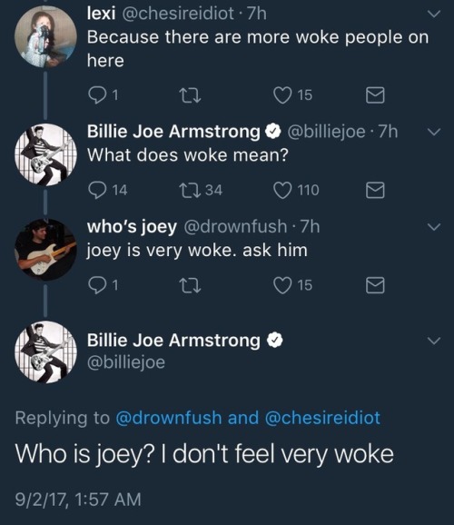 angelofsuburbia:billie joe armstrong back on twitter is the best thing to happen in my entire lifesp