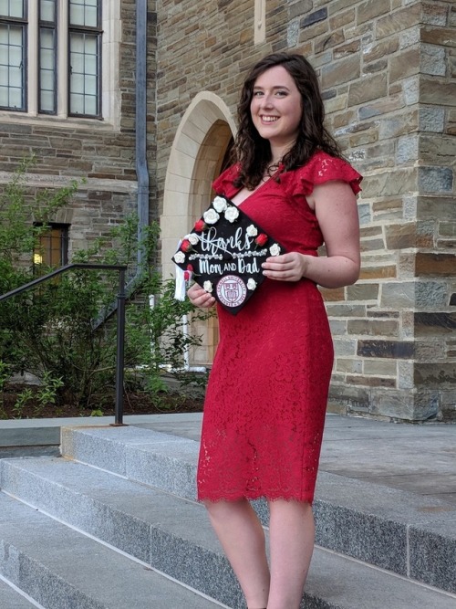 I graduated from Cornell today ❤️