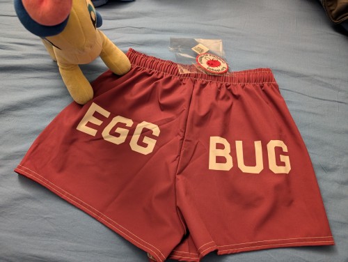 Eggbug (cohost) booty shorts