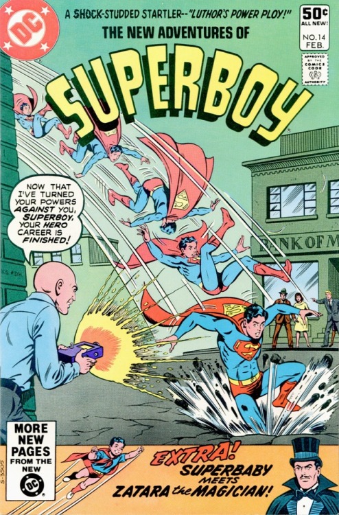 comicbookcovers: The New Adventures OF Superboy #14, February 1981,  Pencils: Kurt Schaffenberger,  