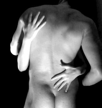 sexfiendme:Kissing.Me and Slibby getting handsy.