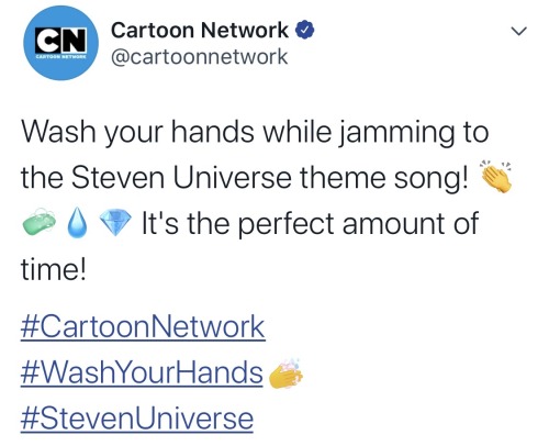 crewniverse-tweets:Wash your hands to the Steven Universe theme!!