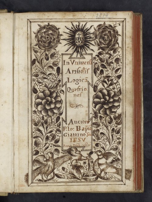 Ms. Codex 4 - In universam Aristotelis Logicam quaestionesThis manuscript consists of questions abou