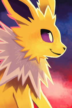 orcaowlart: Jolteon! One eeveelution to go &lt;3