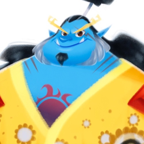 I’ve been getting a couple of Requests to draw Jinbei on my One Piece Line Up and since it’s Christmas Eve and he is pretty much part of the crew anyways… HERE HE IS 